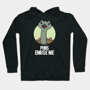 Puns Emuse Me Funny Emu Pun Hoodie